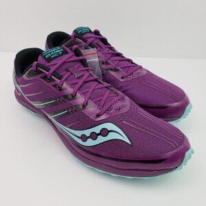 Saucony Kilkenny XC7 Spike Womens Size 10.5 Purple Blue Running Track Cleats